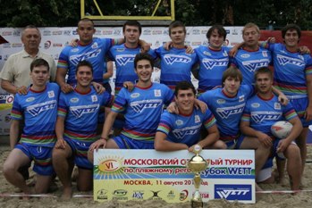 Команда МАИ — победитель турнира «Кубок WETT» по пляжному регби