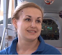Выпускница МАИ Е. Серова готовится к полёту в космос