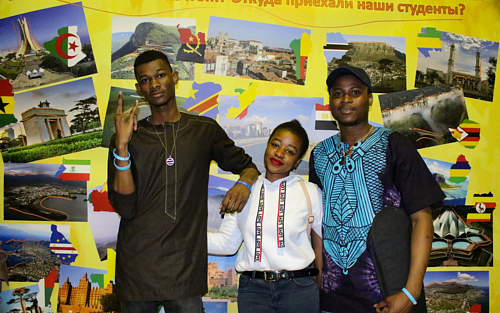 Иностранные студенты МАИ из Африки 