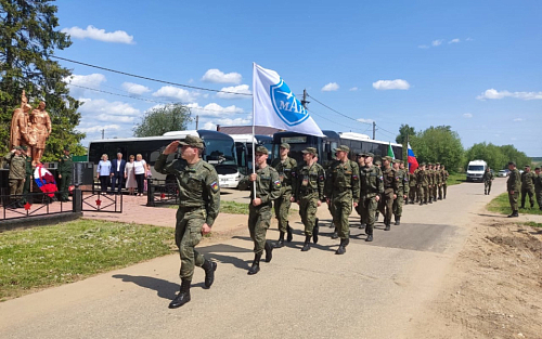 Маёвцы приняли участие в марш-броске «Волоколамский рубеж»