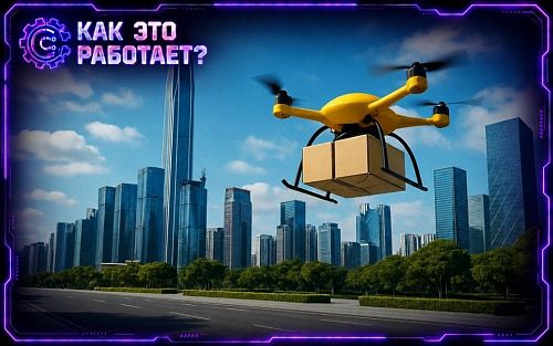 Пять километров по воздуху вместо двадцати по дороге: дроны меняют географию доставки, а люди?