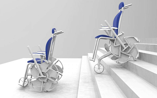 Выпускница МАИ развивает проект шагающего колеса для инвалидных колясок