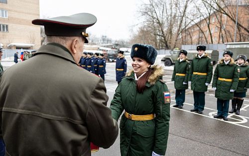 Первое офицерское звание получили более 30 выпускников ВУЦ при МАИ